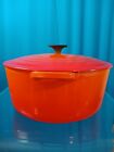 Le Creuset Dutch Oven 28 With Lid In Flame Orange, 7.25 qt, 10