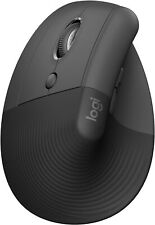 Logitech Lift Vertical Ergonomic Mouse, Left-handed, Wireless, Windows/macOS
