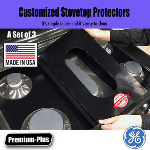 GE Gas Stove Protectors, Custom cut to fit your Stove, Lifetime Warranty