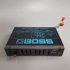 BOSS RPQ-10 Preamp Parametric EQ Micro Rack Guitar Vintage Effects not tested