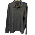 Ashworth Mens Vintage Golf Heathered Sweater Pullover Black Size XL