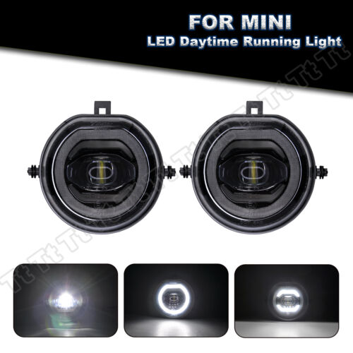 3-In-1 Halo LED DRL Lights Driving Fog Lamp For 2014-up Mini Cooper F54 F55 F56  (For: Mini)