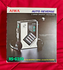 RARE VTG AIWA HS-G350 Cassette Player w/ 3 Band EQ & Auto Reverse in Orig. Box!