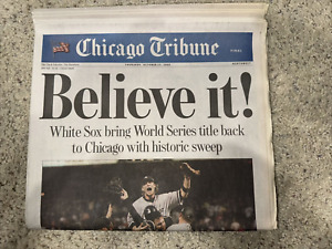 Chicago White Sox World Series Champions Tribune Complete Newspaper 10/27/2005
