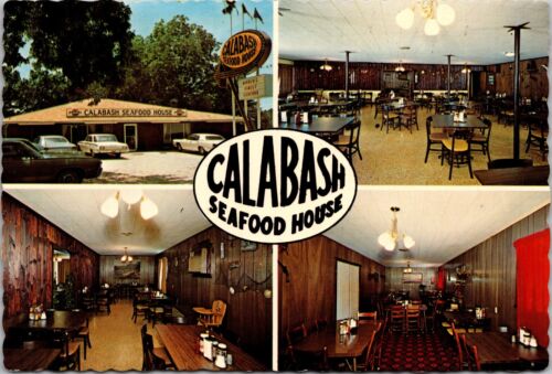 CALABASH, North Carolina NC Calabash Seafood House 6x4 Unposted Postcard