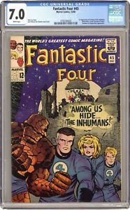 Fantastic Four #45 CGC 7.0 1965 3700184003 1st app. Inhumans