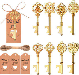 80 PCS Wedding Favors Gold Bottle Openers, Bridal Shower Party Gifts for