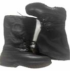 Sorel Boots Size 9 Women’s Black Glacier Insulated Waterproof Tall Lined  Snow