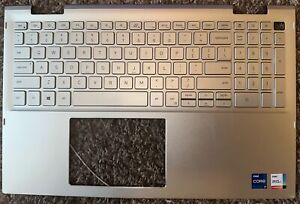 Dell Inspiron 15 7500 7506 2-in-1 Palmrest Keyboard Cover 0nfp82 B3 Small Dent