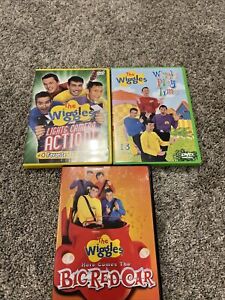 Wiggles DVD Lot Big Red Car Play Time Lights Camera Action