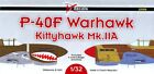 DK Decals 1/32 CURTISS P-40F WARHAWK & KITTYHAWK Mk.IIA Fighters