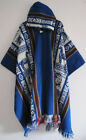 Llama Poncho with Hood | Soft and Comfortable Wool | Navajo Design | Handcrafted
