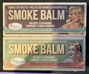 TheBalm Cosmetics Smoke Balm Smokey 3 Eyeshadow Palette 2 Different Set