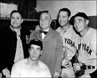Gehrig Dimaggio Photo 8X10 Yankees Ruppert McCarthy Lazzeri 1937 Locker Room #1