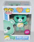 Funko POP! Care Bears 40th Wish Bear #1207 Figure Flocked Chase Exclusive 🔥
