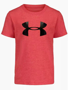 NWT UNDER ARMOUR BOYS TODDLERS SIZE 4T ~ BIG LOGO GRAPHIC SHORT SLEEVE TEE