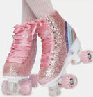 Dolls Kill Disco Derby Glitter Rainbow Roller Skates Sz 9 SOLD OUT - PRIDE
