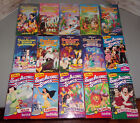 Disney’s Sing Along Songs- Lot of 15 VHS Tapes- Vintage 1990s