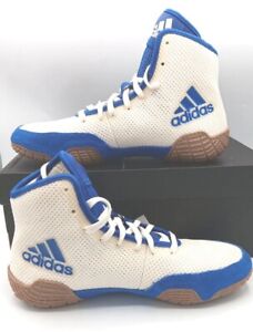 Adidas Tech Fall 2.0 Kids Wrestling Shoes Size 5 ROYAL BLUE / WHITE