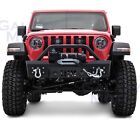 Stubby Rock Crawler Front Bumper+OE Fog Light Hole for 18-23 Jeep Wrangler JL (For: Jeep)
