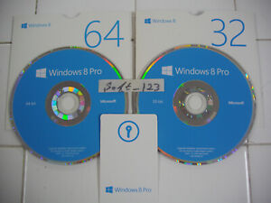 Microsoft Windows 8 Pro Full Version 32Bit & 64Bit DVD MS WIN 8 =NEW RETAIL=