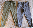 Lot Of 2 Men's Galaxy by Havaric Pre-owned Large Jogger Style Twill Pants