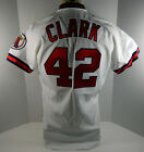 New Listing1989 California Angels Terry Clark #42 Game Issued White Jersey ASG P Removed 9