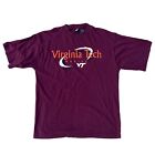 Vintage Virginia Tech Hokies Starter Graphic T-shirt Size L Burgundy