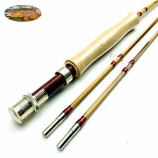 ZHUSRODS Flame Bamboo Fly Rod / Handcrafted Six Split / Environmental