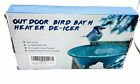 Heated Bird Bath- Low Enery Consumption (80W / 120V 50/60Hz ) New Other