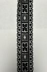 Beautiful Vintage Black Insertion Lace 1 3/4” Wide for Sewing