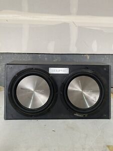 TWO Eclipse 12” Inch Car Subwoofers 400-1000w Enclosed Box With 500w Alpine Amp