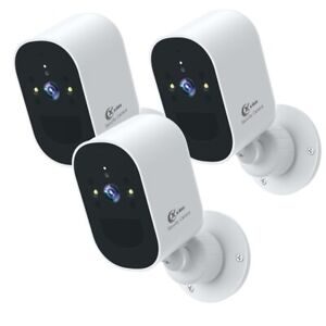 3PK Wireless Battery Camera WiFi Camera 4MP In/Outdoor Security Camera System