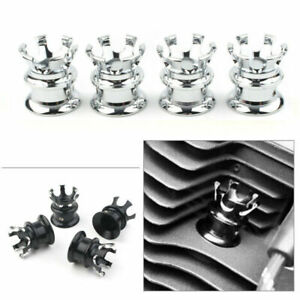 CNC Crown Head Bolt Engine Cover Topper Nut Cap For Harley Tri Street Road Glide (For: 2014 Street Glide)