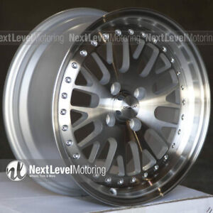 CIRCUIT PERFORMANCE CP21 16X7 4X100 +25 SILVER/MACHINED WHEELS (SET OF 4)