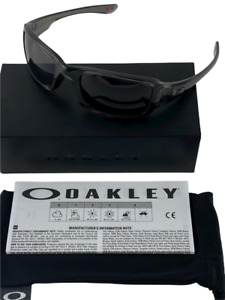 Oakley NEW Fives Squared Grey Smoked Frames Warm Gray Lens Sunglasses 009238