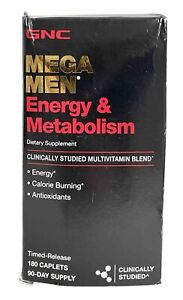 GNC Mega Men Energy & Metabolism Multivitamins (180 ct.)  Free Shpping 05/2024