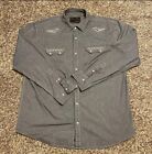 Howler Brothers Pictographs Deluxe Crosscut Pearl Snap Shirt XL