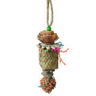 Parrot Foraging Toy Natural Wood Bird Chewing Multifunctional Hangable Bird Toys