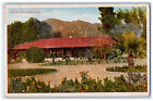 1910 View Of Casa Verdugo California CA, Mountain Garden Scene Antique Postcard
