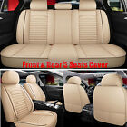 PU Leather 5 Seat Covers Full Set Front & Rear Cushion For LEXUS Deluxe Car