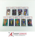 PSA GRADED LEBRON JAMES PLAYER LOT OF 9 DIFFERENT