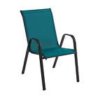 Heritage Park Steel Stacking Chair, Teal