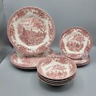Churchill Red Willow China, 11 Piece Set