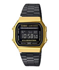 Casio Vintage A168WEGB Digital Metal Gold/Black Watch A168WEGB-1B