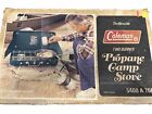 Vintage Coleman 413G Two-Burner Camp Stove Propane