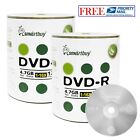 200-Pack SmartBuy Blank DVD-R DVDR 16X 4.7GB Logo Top Surface Recordable Disc