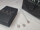 Kay Jewelers 925 Necklace  Earrings sk9 hypoallergenic alloy W/ original box