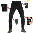 Motorcycle Riding Jeans LB1 CE Certified Knee Hip Amor Protector Black NEW