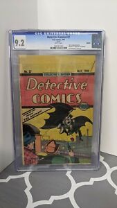 Detective Comics #27 CGC 9.2 DC 1984 1st Batman! Oreo Reprint!
